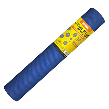 Стеклосетка штукатурная Profi CCШ-160, 4х4 мм, синяя, рулон 1х50м